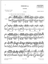 Iberia. 4 Mains - DEBUSSY - Partition - Piano
